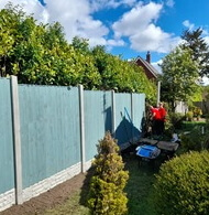 Garden fence replacement and installation